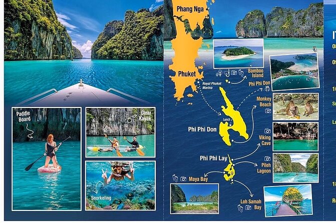 Premium Phi Phi, bamboo island tour Speed Catamaran - Monkey Beach brings another short snorkeling session