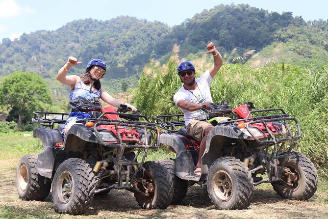 Rafting 7KM & ATV visit monkey cave and waterfall with Lunch - A very full day from Phuket