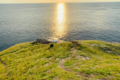 Trekking for sunset