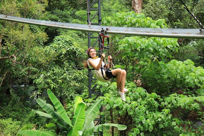 World A+ (Zipline 32 Platforms + Roller + Sky Walk with World Set Menu ) - The jungle roller coaster