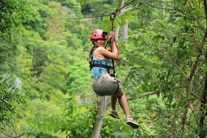 World A+ (Zipline 32 Platforms + Roller + Sky Walk with World Set Menu ) - Suiting up with European safety equipment